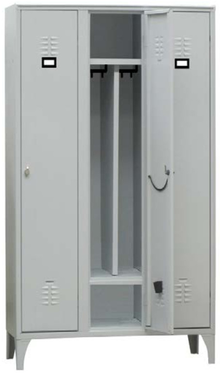 ARMADIO SPOGLIATOIO CON TRAMEZZA